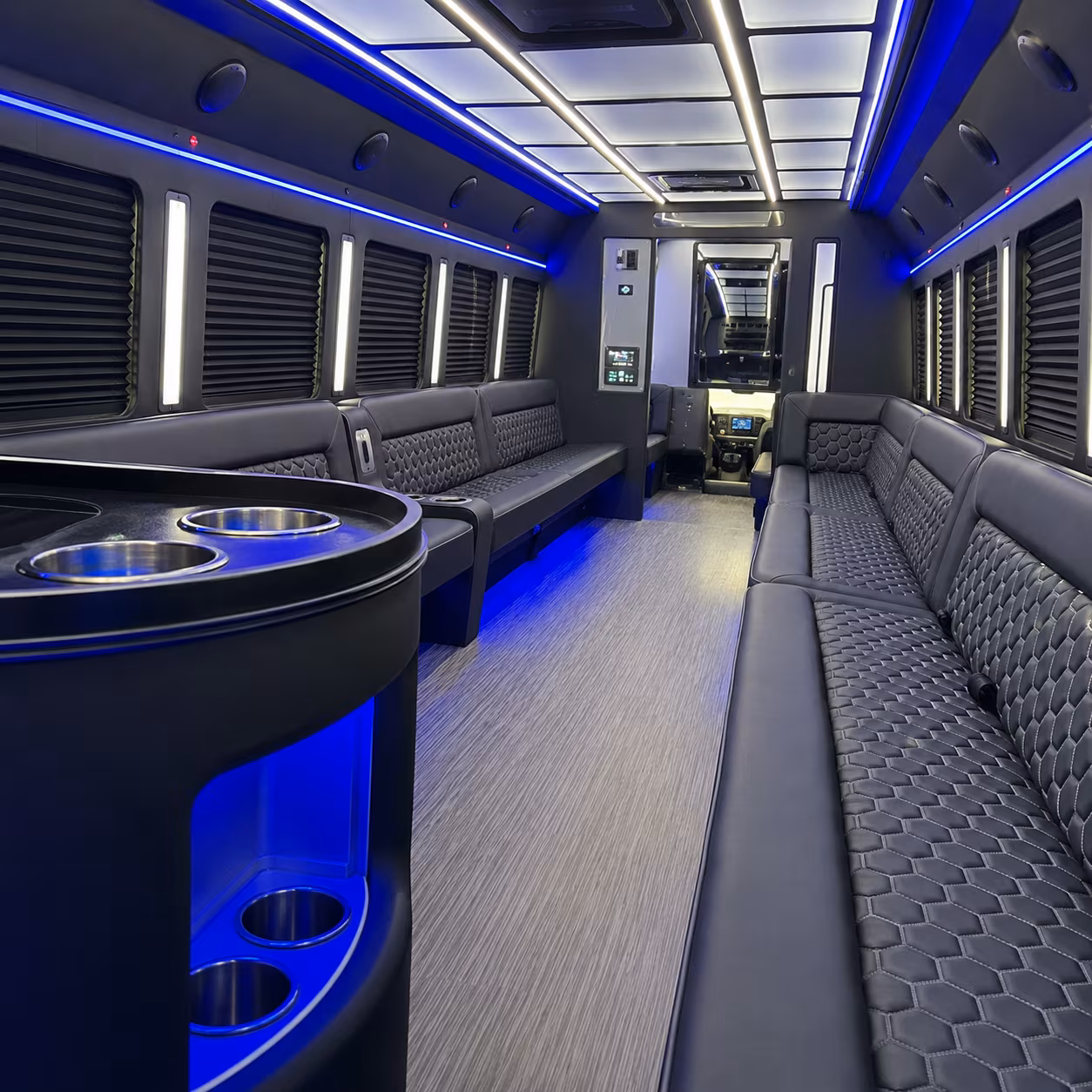 allen party bus rentals inside
