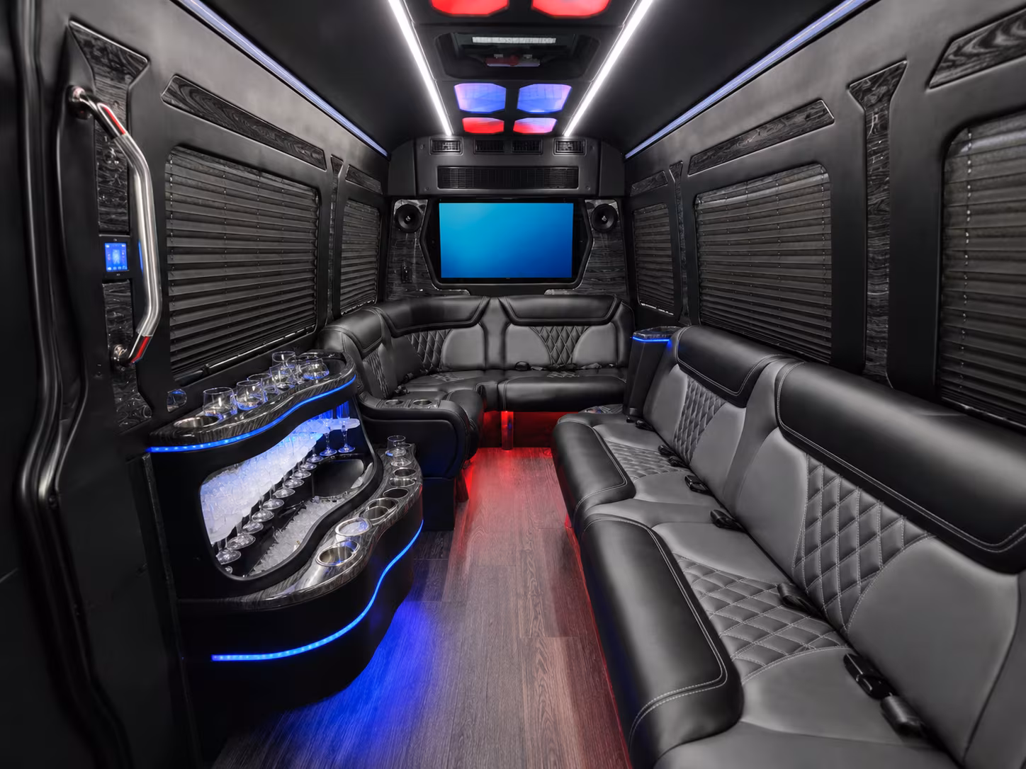 allen private event transportation onboard seating