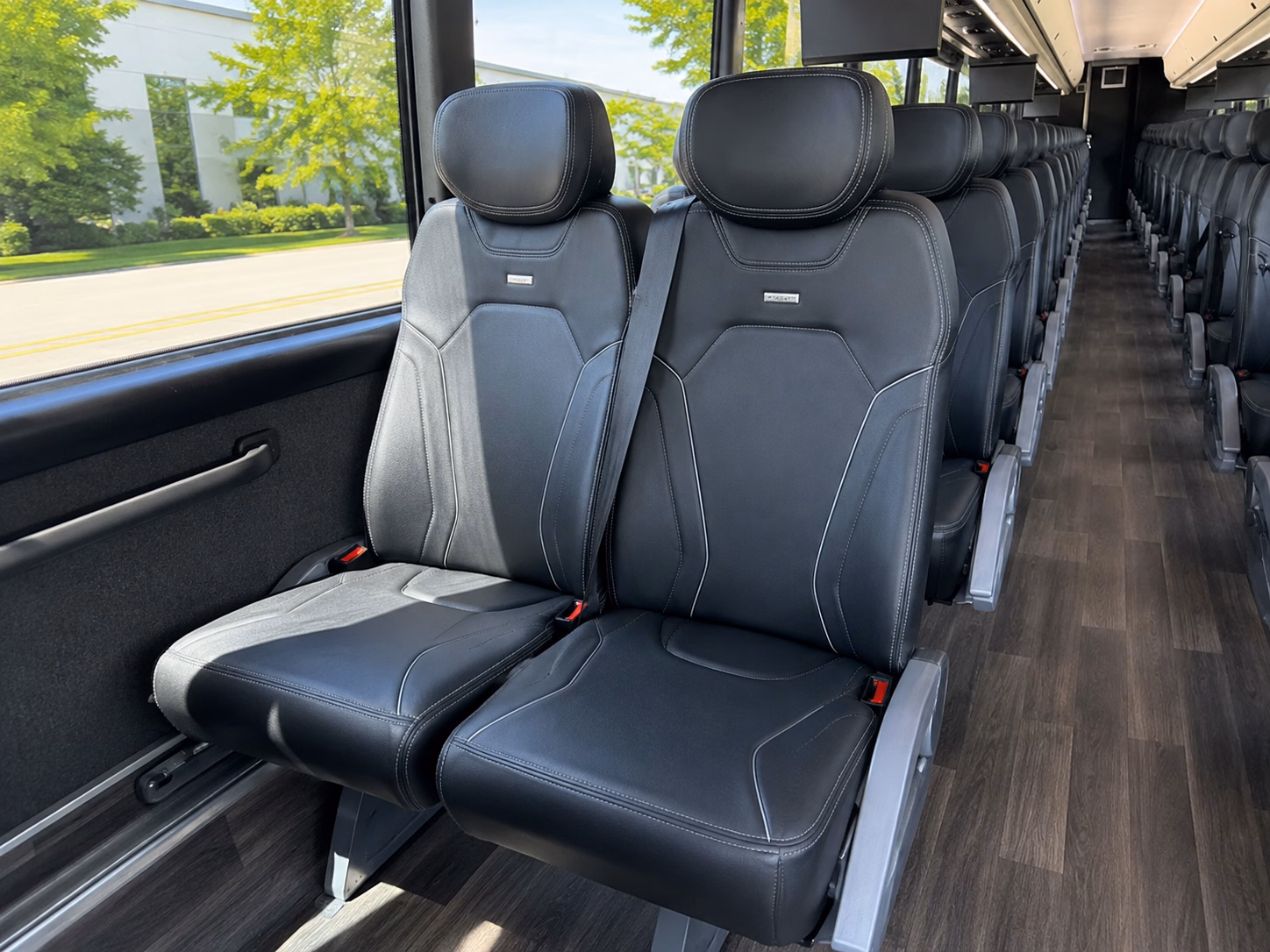 allen wedding transportation onboard seating