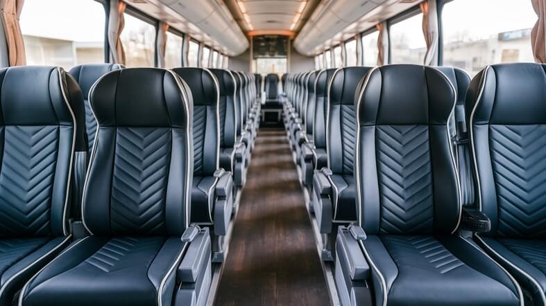 56 passenger charter bus rental allen