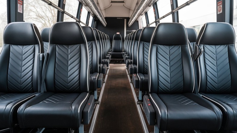 allen 15 passenger minibus interior