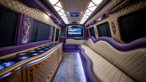 allen party bus rental inside