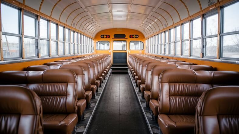 allen school bus rental inside